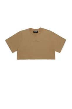 DSQUARED2 T-shirt cropped con logo Icon New Generation | T-Shirts