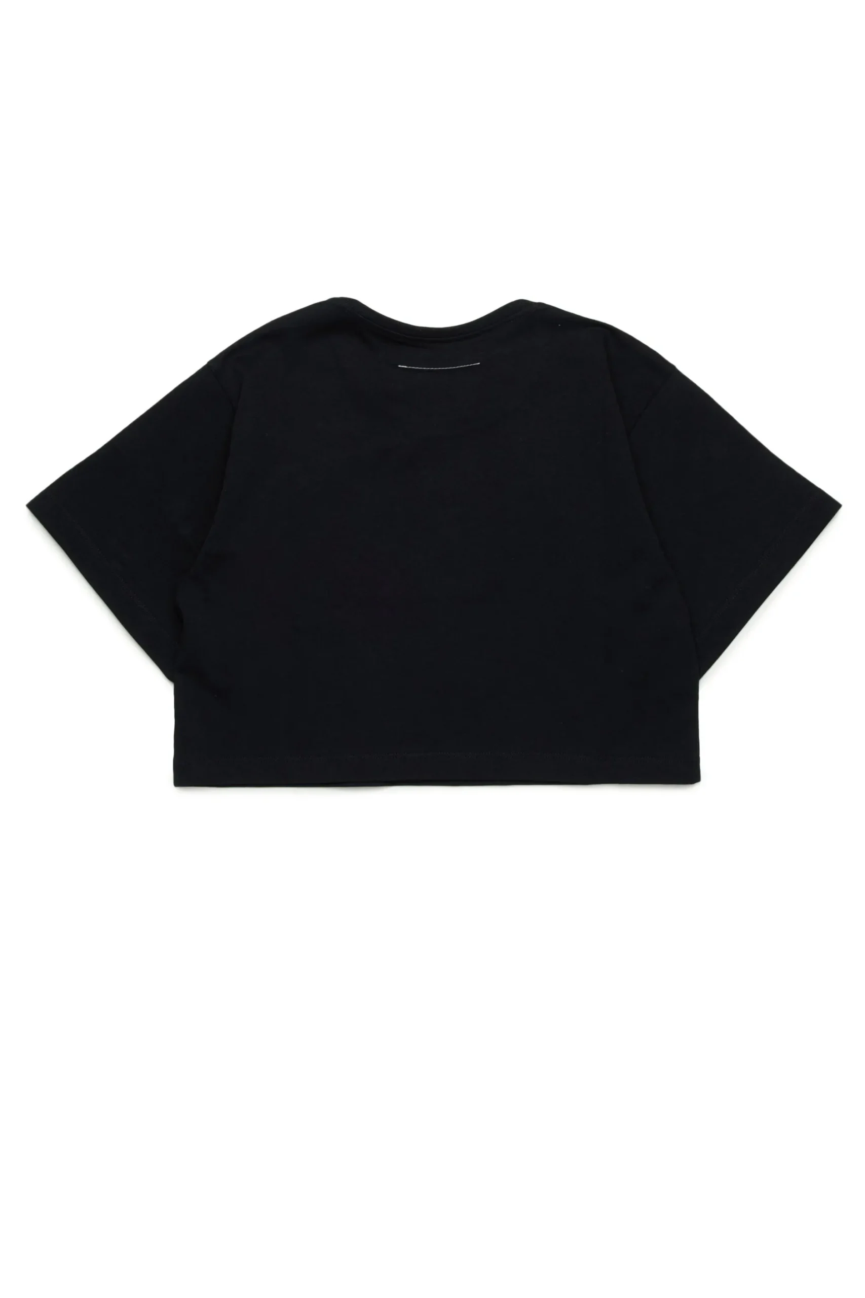 MM6 MAISON MARGIELA T-shirt cropped con logo istituzionale | Bambino T-Shirts | Logomania