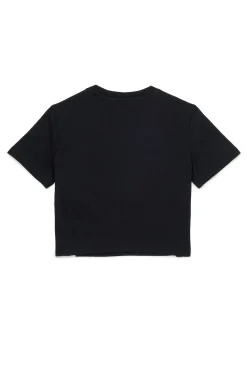 DSQUARED2 T-shirt cropped con logo ICON | Bambino T-Shirts | Activewear