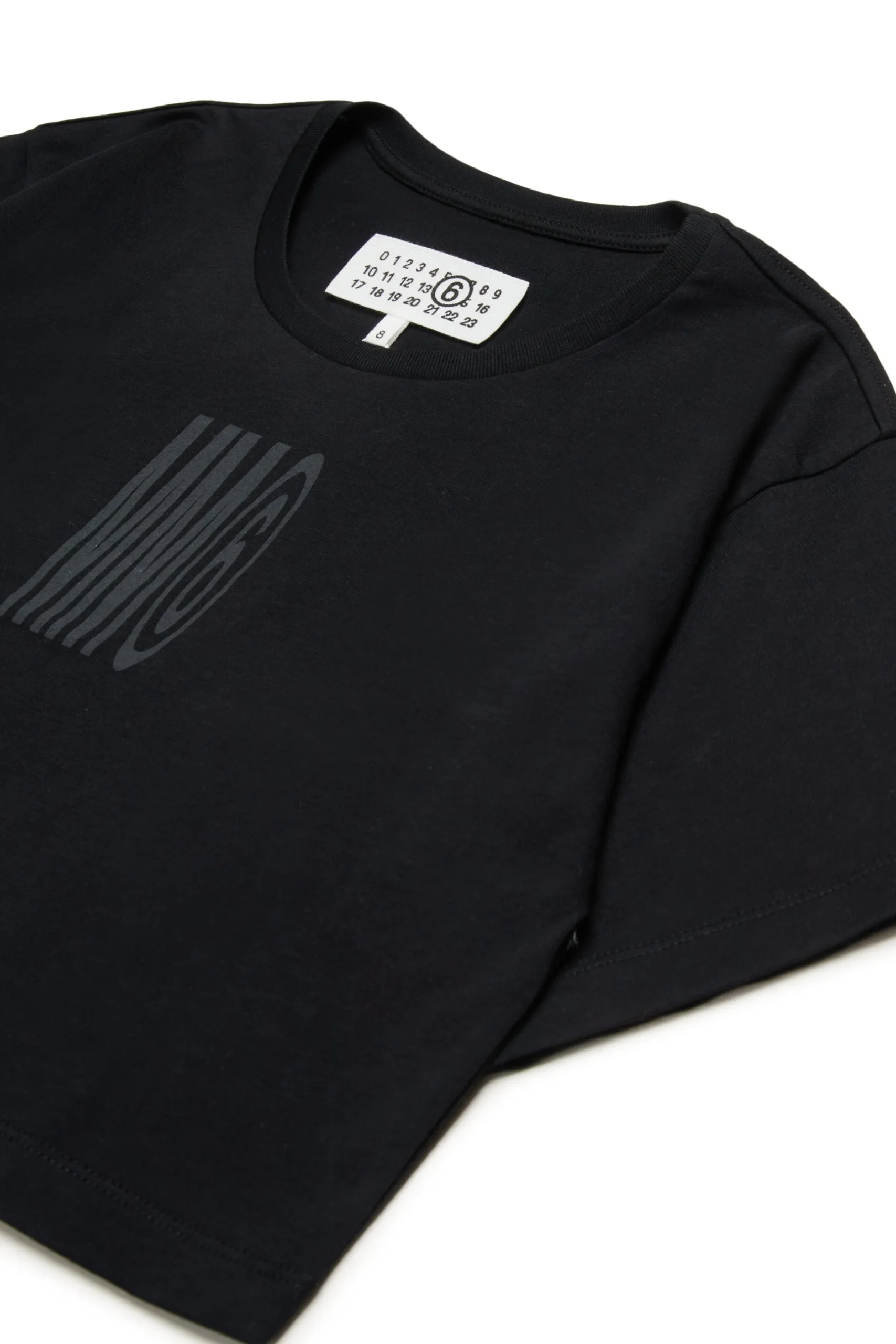 MM6 MAISON MARGIELA T-shirt cropped con logo istituzionale | Bambino T-Shirts | Logomania