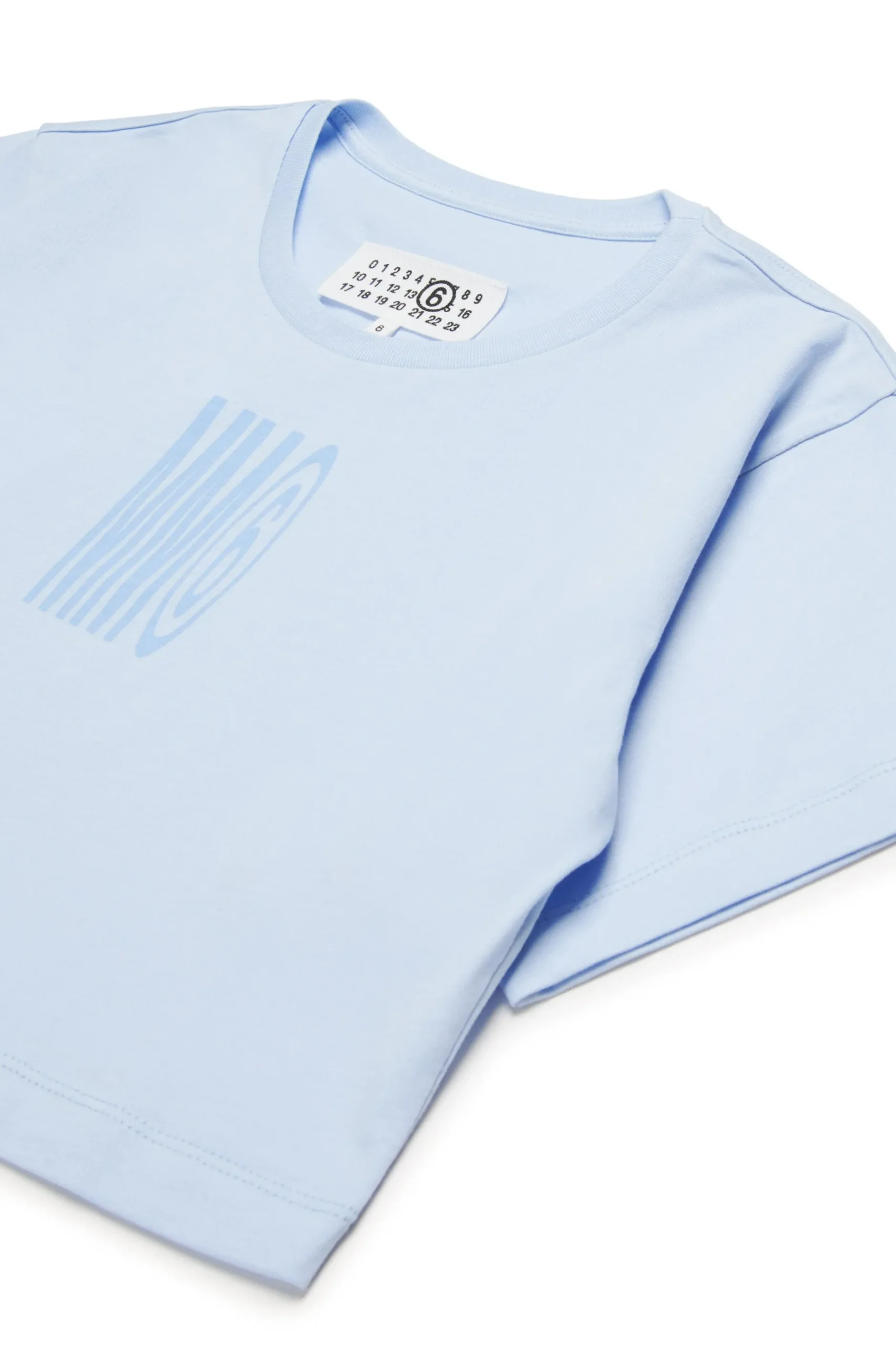 MM6 MAISON MARGIELA T-shirt cropped con logo istituzionale | Bambino T-Shirts | Logomania