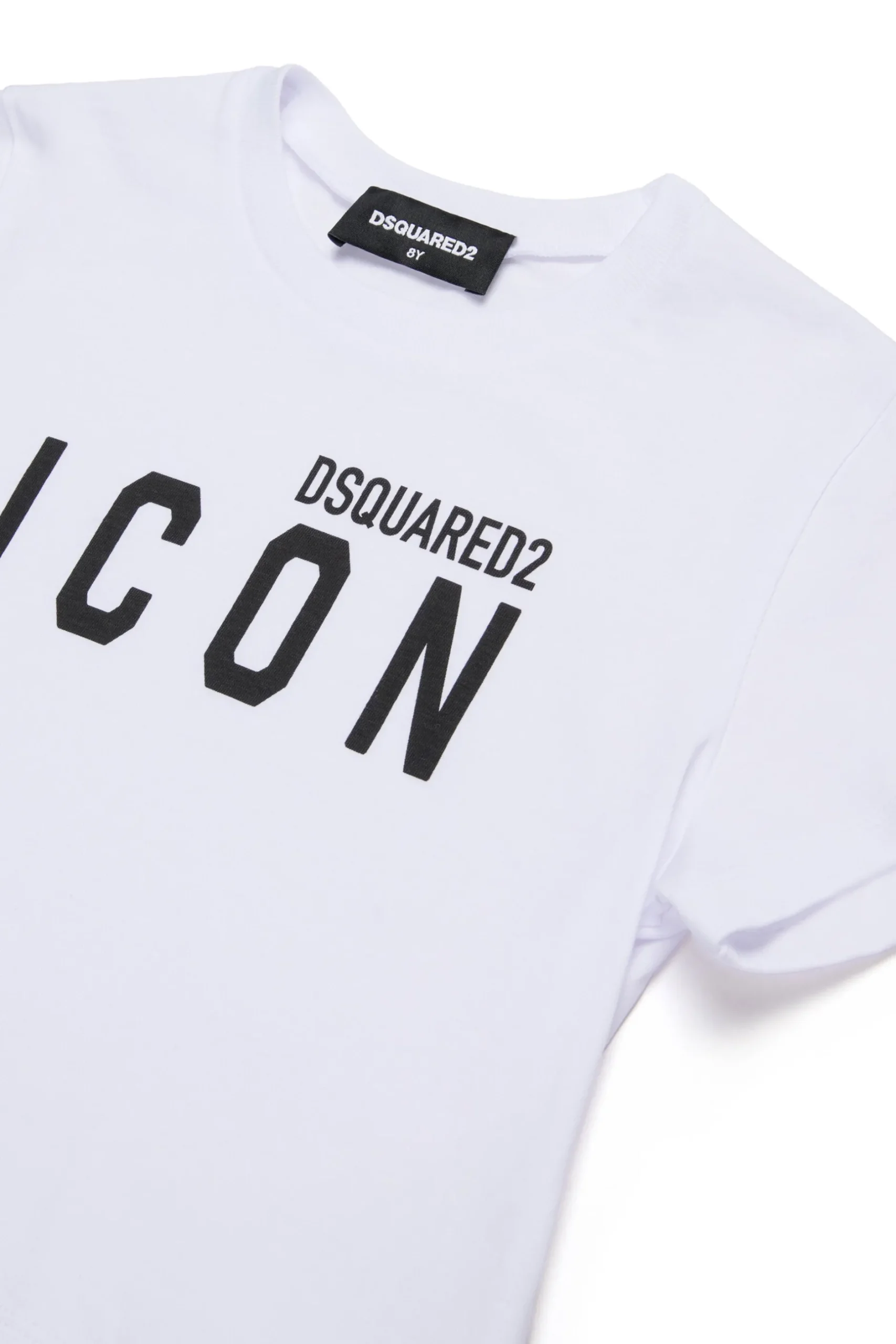 DSQUARED2 T-shirt cropped con logo ICON | Bambino T-Shirts | Activewear