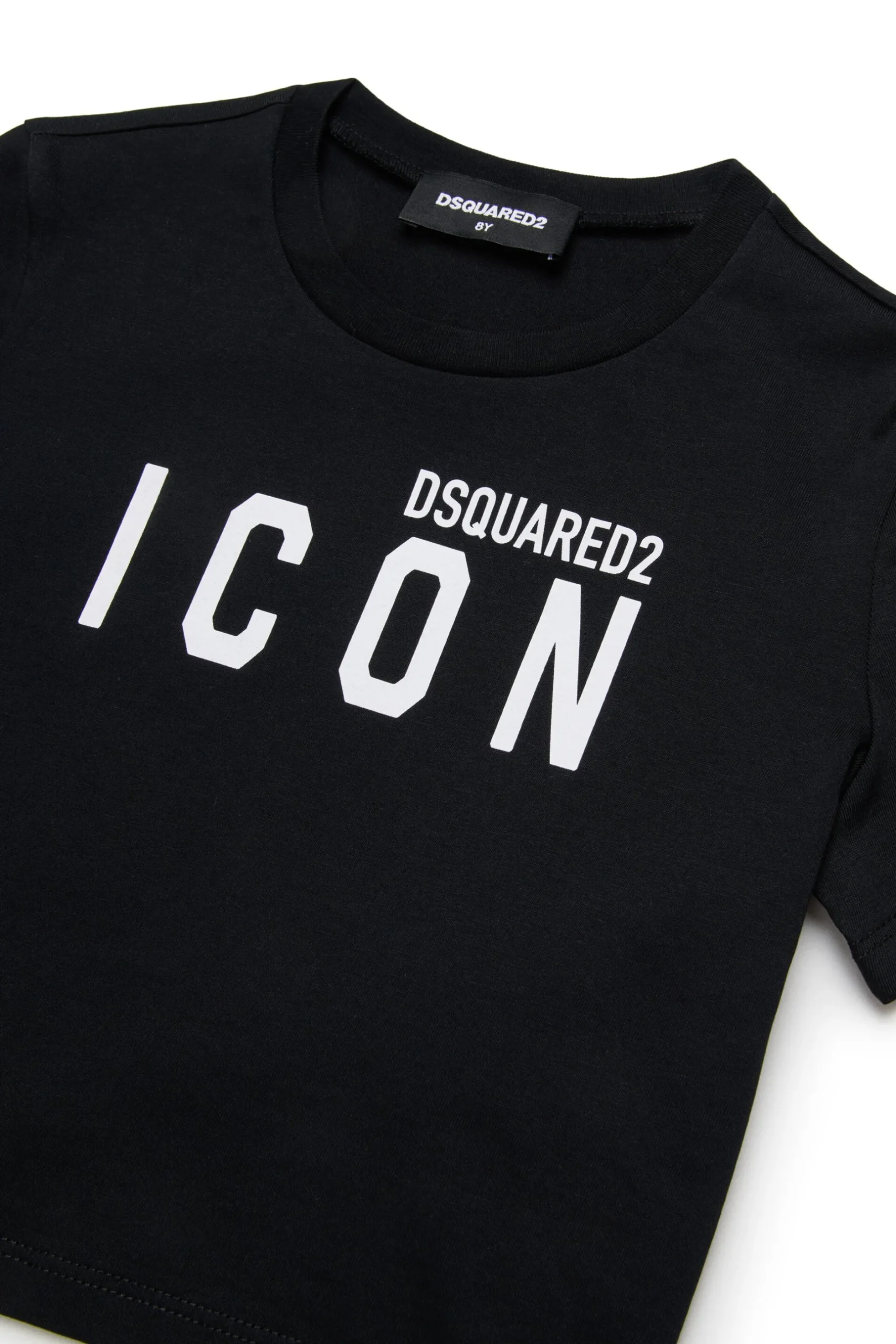 DSQUARED2 T-shirt cropped con logo ICON | Bambino T-Shirts | Activewear