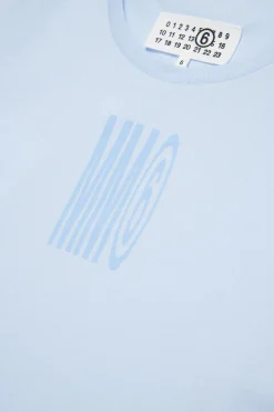 MM6 MAISON MARGIELA T-shirt cropped con logo istituzionale | Bambino T-Shirts | Logomania