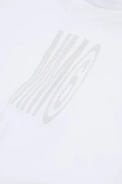 MM6 MAISON MARGIELA T-shirt cropped con logo istituzionale | Bambino T-Shirts | Logomania