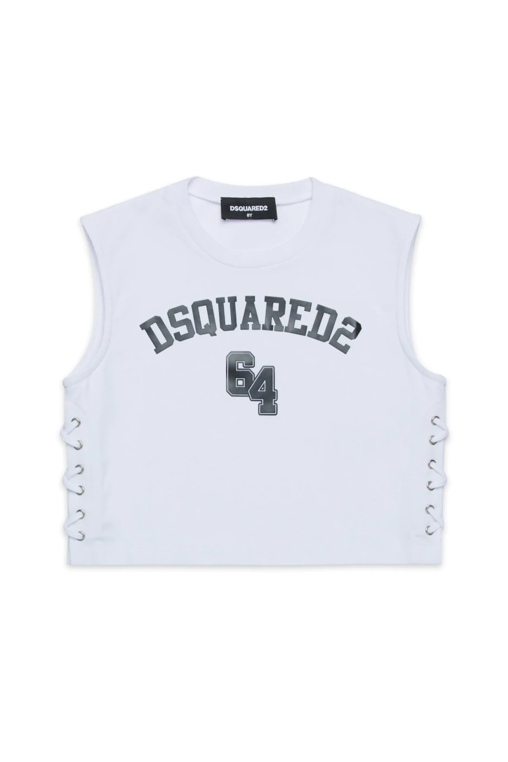 DSQUARED2 T-shirt cropped smanicata con logo | Bambino T-Shirts | Logomania