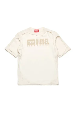 DIESEL T-shirt double layer effetto destroyed | Bambino Logomania | Logomania