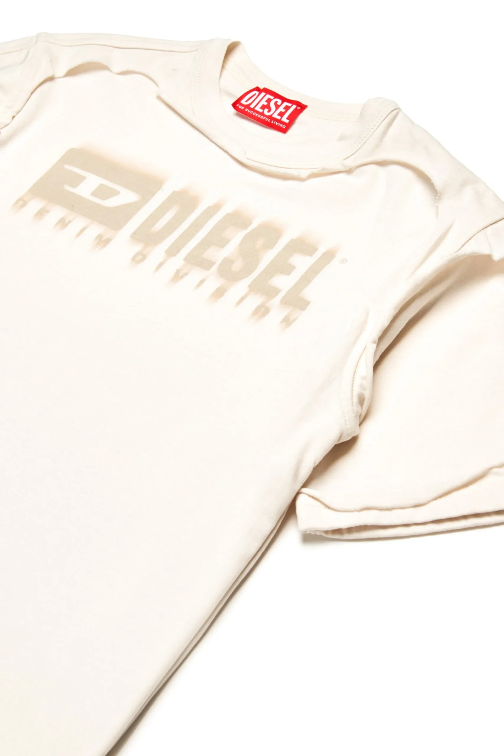 DIESEL T-shirt double layer effetto destroyed | Bambino Logomania | Logomania