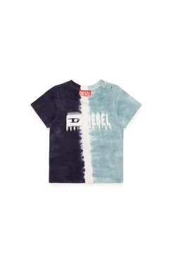 DIESEL T-shirt effetto sfumato con logo degradé | Bambino T-Shirt | Logomania