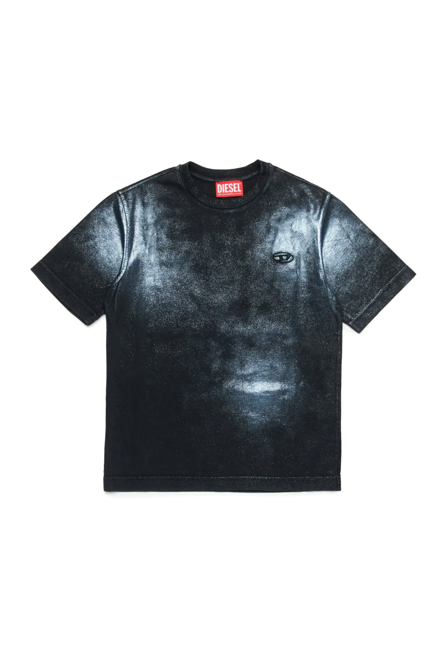DIESEL T-shirt effetto used con finishing mylar | Bambino T-Shirts | T-Shirts