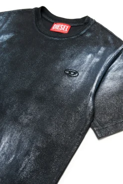 DIESEL T-shirt effetto used con finishing mylar | Bambino T-Shirts | T-Shirts