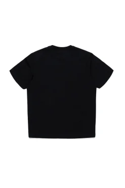 DSQUARED2 T-shirt evening con logo glitterato | Bambino T-Shirts | Logomania