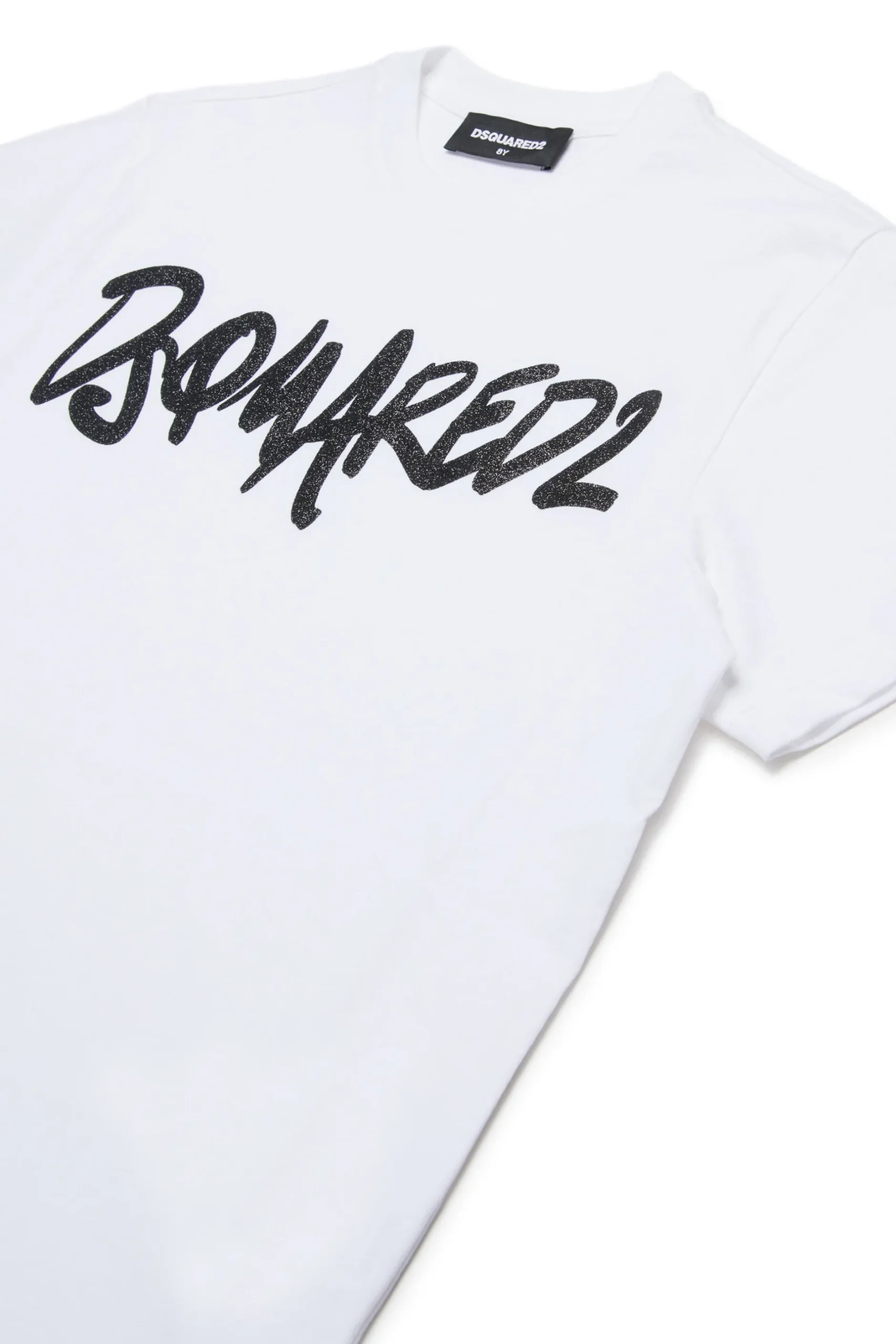 DSQUARED2 T-shirt evening con logo glitterato | Bambino T-Shirts | Logomania