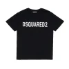 DSQUARED2 T-shirt girocollo in jersey di cotone biologico con logo | Bambino T-Shirts | T-Shirts