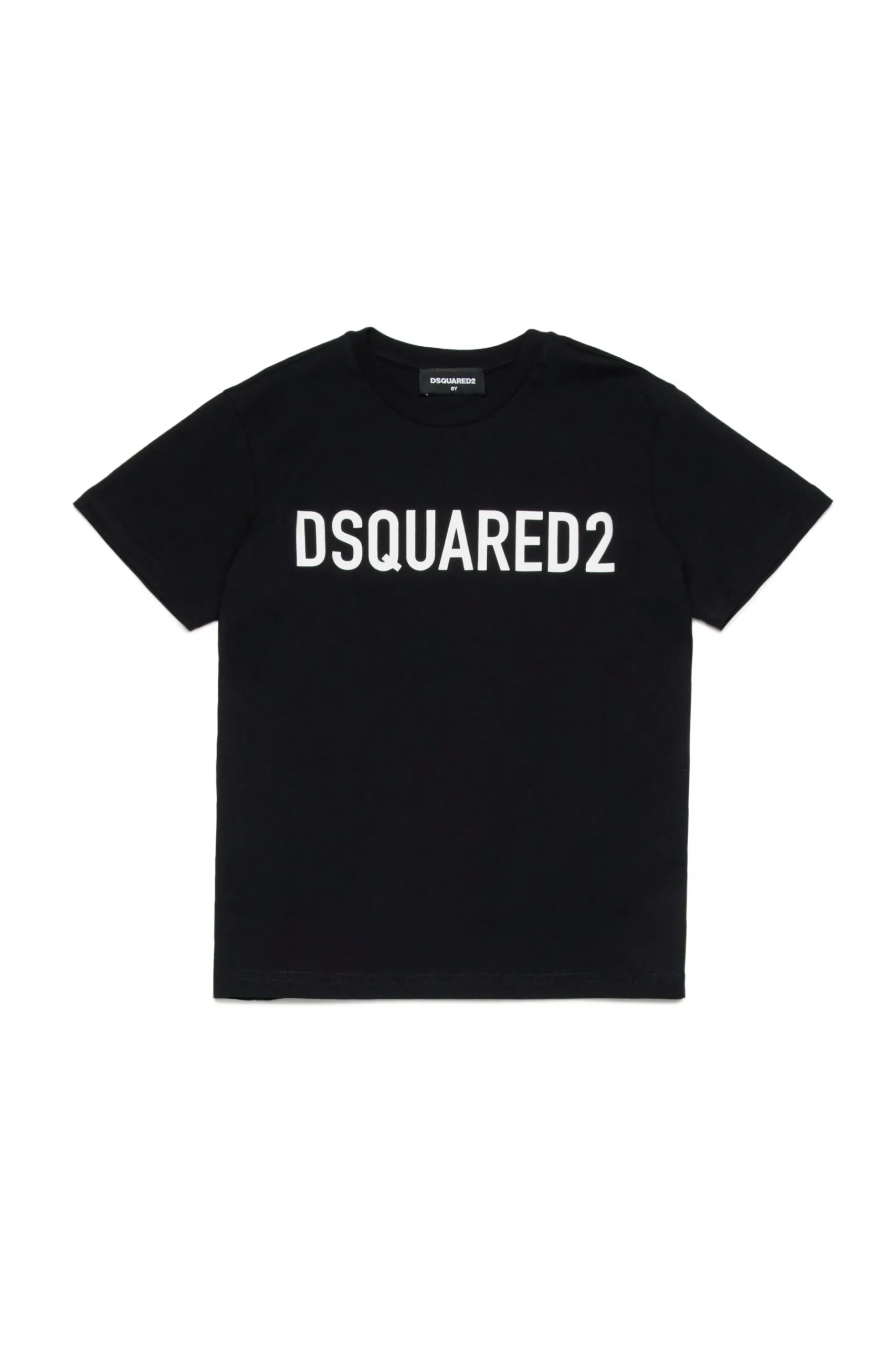 DSQUARED2 T-shirt girocollo in jersey di cotone biologico con logo | Bambino T-Shirts | T-Shirts