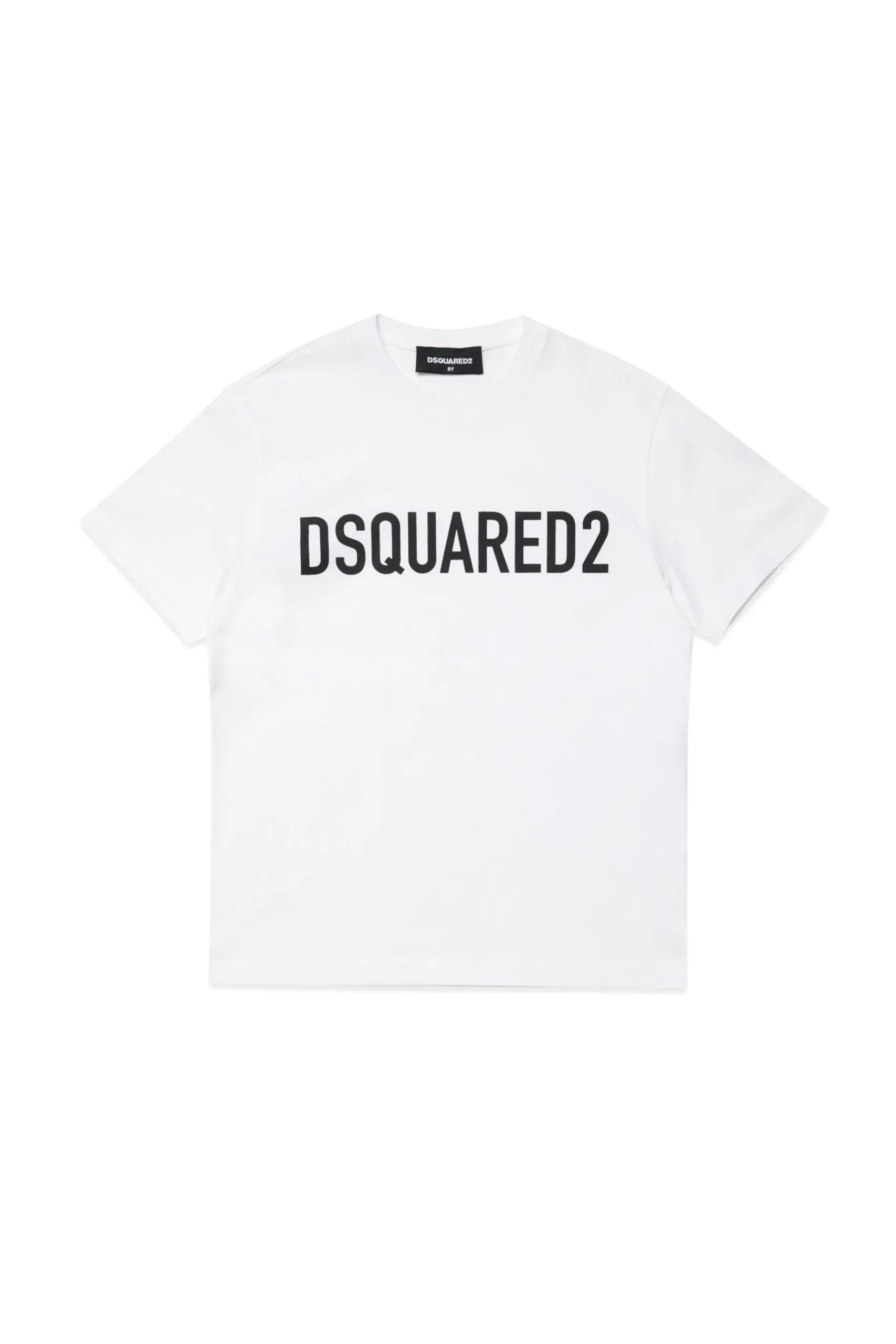 DSQUARED2 T-shirt girocollo in jersey di cotone biologico con logo | Bambino T-Shirts | T-Shirts