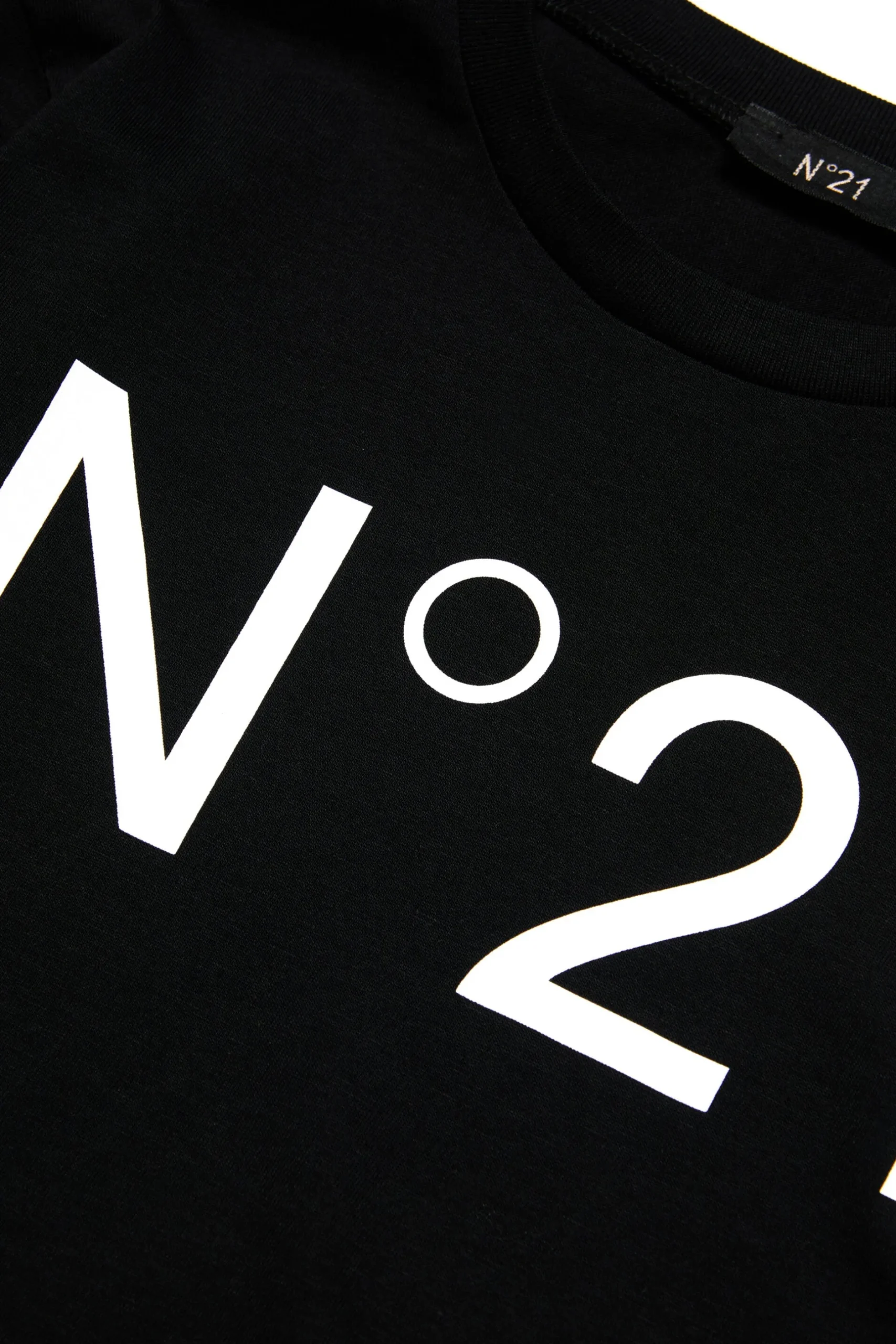 N°21 T-shirt girocollo in jersey con logo | Bambino T-Shirts | T-Shirts
