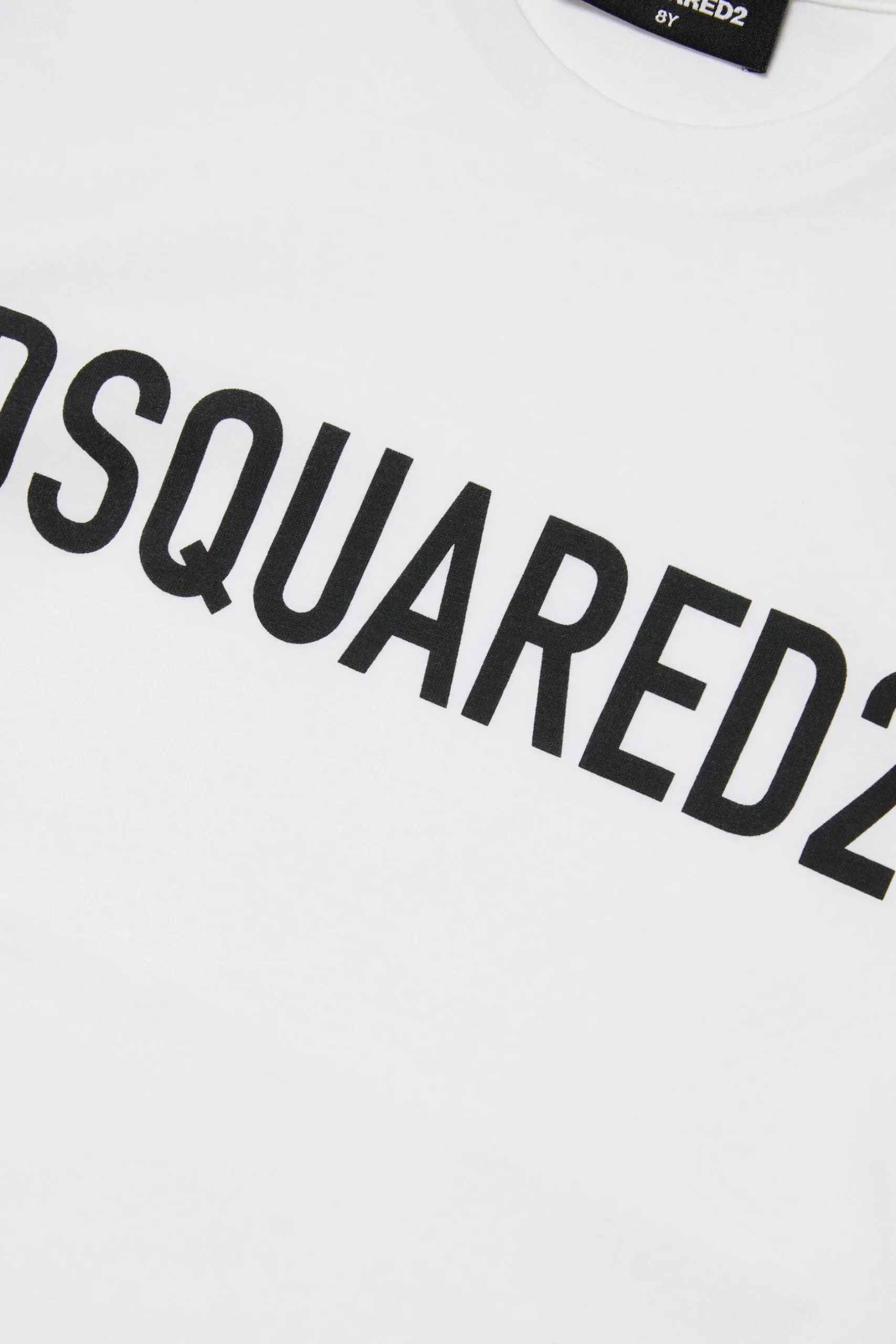 DSQUARED2 T-shirt girocollo in jersey di cotone biologico con logo | Bambino T-Shirts | T-Shirts
