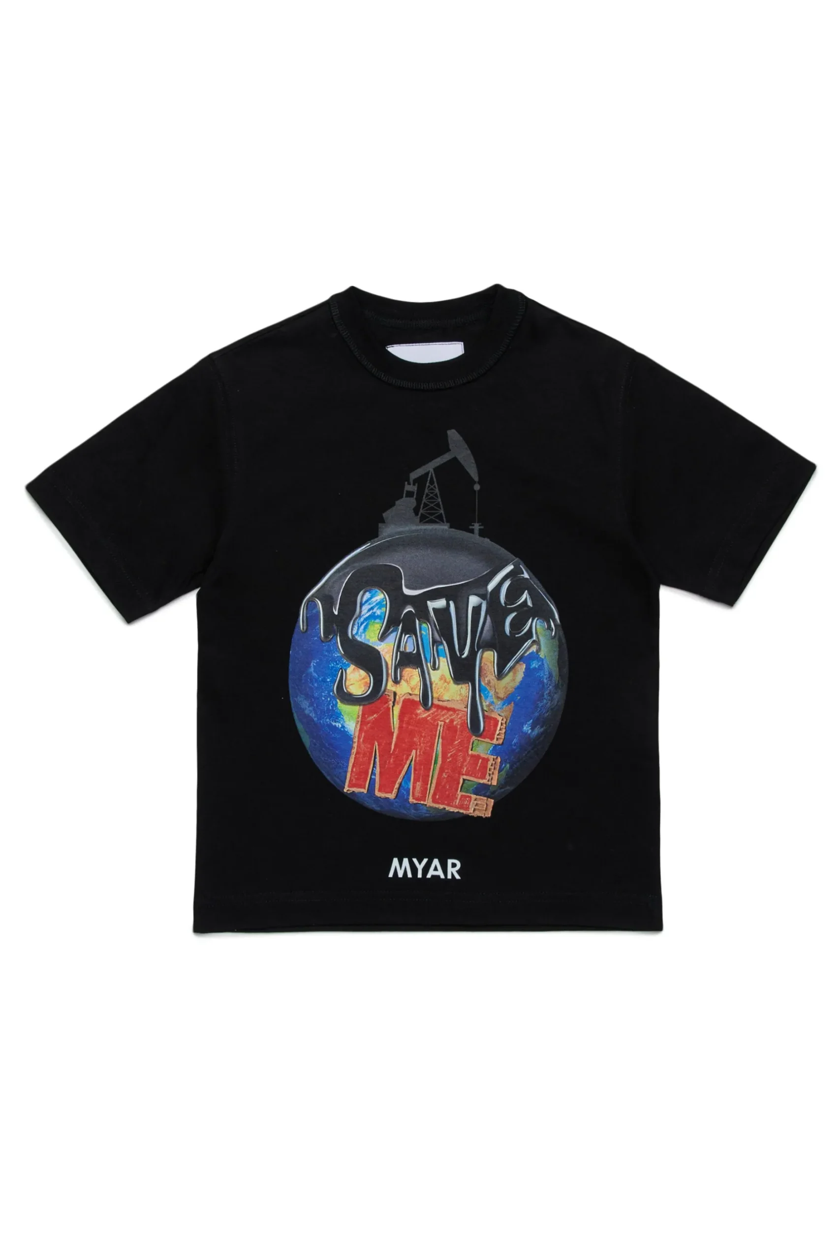 MYAR T-shirt in cotone deadstock con grafica Save me | Bambino T-Shirts | T-Shirts