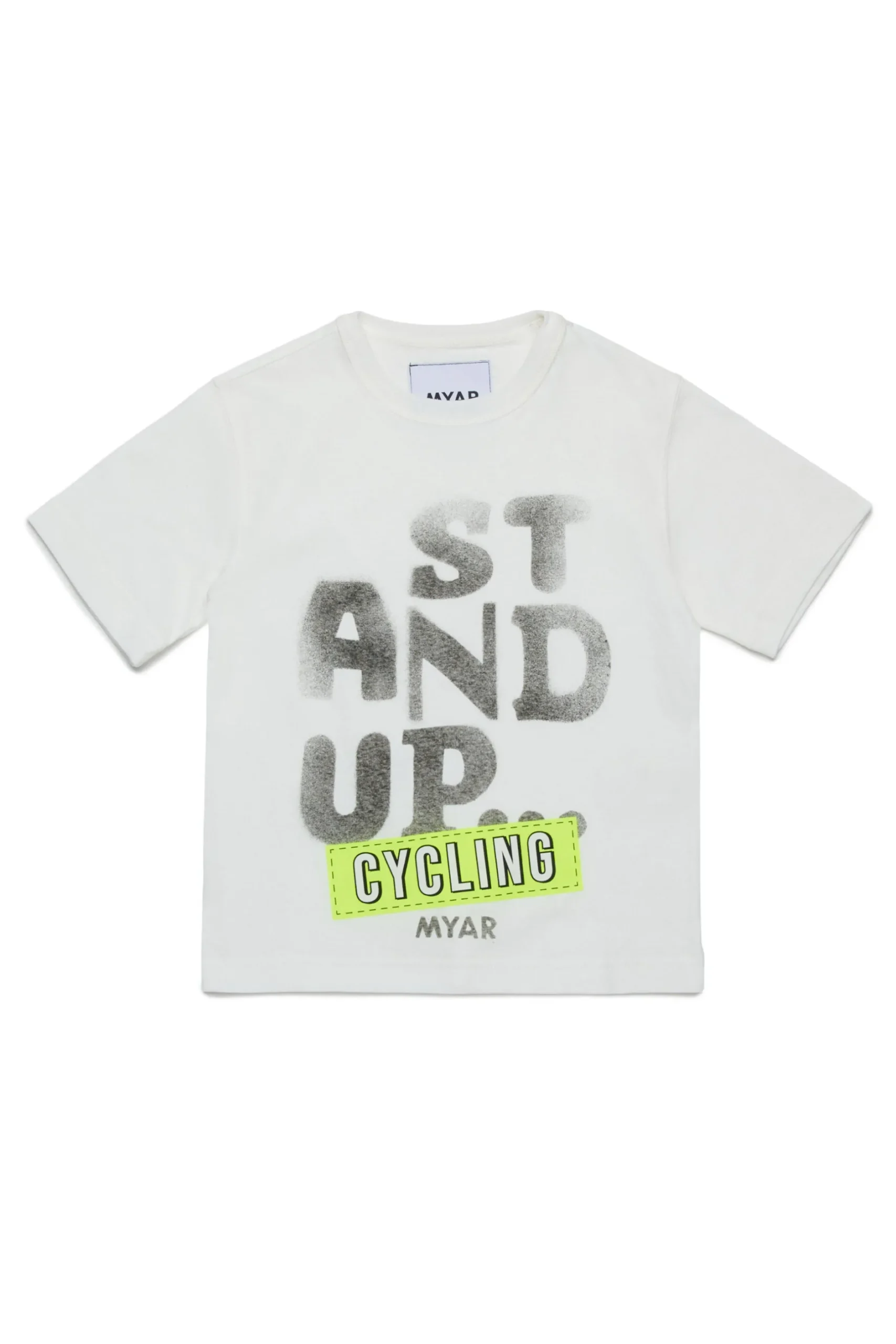 MYAR T-shirt in cotone deadstock con grafica Stand up | Bambino T-Shirts | T-Shirts