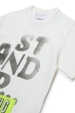 MYAR T-shirt in cotone deadstock con grafica Stand up | Bambino T-Shirts | T-Shirts