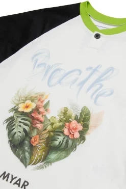 MYAR T-shirt in cotone deadstock con grafica Breathe | Bambino T-Shirts | T-Shirts