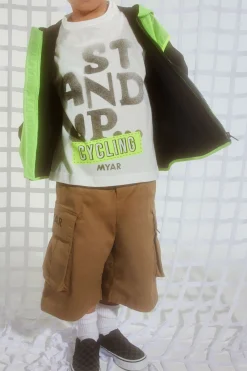 MYAR T-shirt in cotone deadstock con grafica Stand up | Bambino T-Shirts | T-Shirts