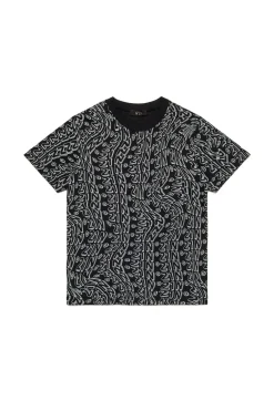 N°21 T-shirt in jersey allover Glitch | Bambino Logomania | Logomania