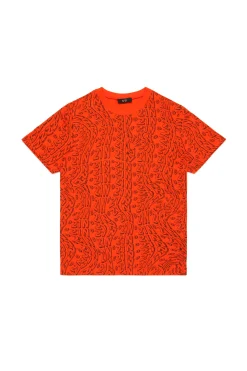 N°21 T-shirt in jersey allover Glitch | Bambino Logomania | Logomania