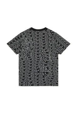 N°21 T-shirt in jersey allover Glitch | Bambino Logomania | Logomania
