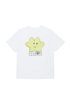 MM6 MAISON MARGIELA T-shirt in jersey con grafica Happy Star | Bambino T-Shirts | Logomania