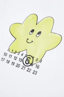 MM6 MAISON MARGIELA T-shirt in jersey con grafica Happy Star | Bambino T-Shirts | Logomania