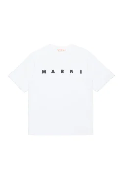 MARNI T-shirt in jersey con logo | Bambino T-Shirts | Logomania