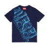 DIESEL T-shirt in jersey con logo sbiadito | Bambino T-Shirts | T-Shirts