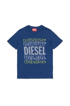 DIESEL T-shirt in jersey con logo | Bambino T-Shirts | T-Shirts