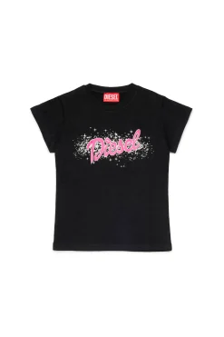 DIESEL T-shirt in jersey con logo | T-Shirts