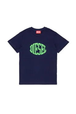 DIESEL T-shirt in jersey con logo | Bambino T-Shirts | T-Shirts