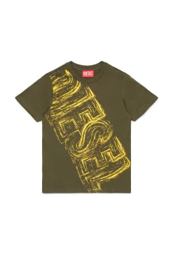 DIESEL T-shirt in jersey con logo sbiadito | Bambino T-Shirts | T-Shirts