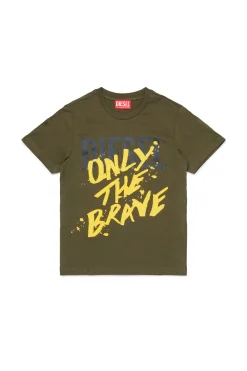 DIESEL T-shirt in jersey con logo Only the Brave | Bambino T-Shirts | T-Shirts