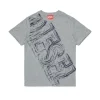 DIESEL T-shirt in jersey con logo sbiadito | Bambino T-Shirts | T-Shirts