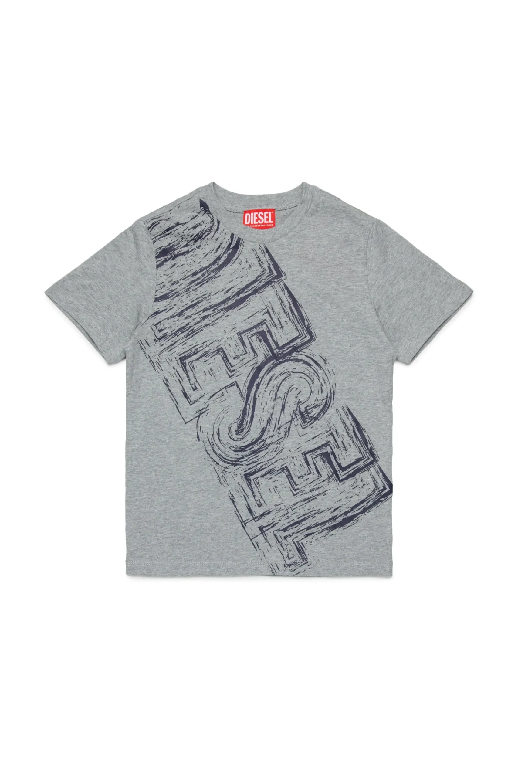 DIESEL T-shirt in jersey con logo sbiadito | Bambino T-Shirts | T-Shirts