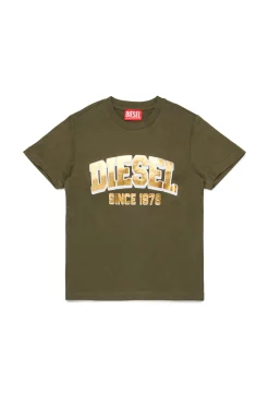 DIESEL T-shirt in jersey con logo | Bambino T-Shirts | T-Shirts