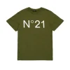 N°21 T-shirt in jersey con logo | Bambino T-Shirts | Activewear