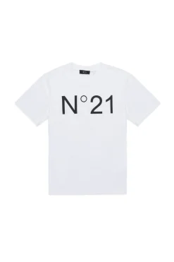 N°21 T-shirt in jersey con logo | Bambino T-Shirts | Activewear