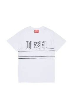 DIESEL T-shirt in jersey con logo | Bambino T-Shirts | T-Shirts