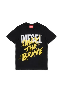 DIESEL T-shirt in jersey con logo Only the Brave | Bambino T-Shirts | T-Shirts