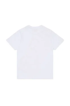 DIESEL T-shirt in jersey con logo sbiadito | Bambino T-Shirts | T-Shirts