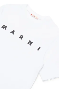 MARNI T-shirt in jersey con logo | Bambino T-Shirts | Logomania