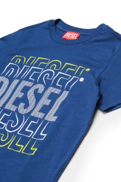 DIESEL T-shirt in jersey con logo | Bambino T-Shirts | T-Shirts