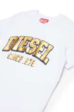 DIESEL T-shirt in jersey con logo | Bambino T-Shirts | T-Shirts